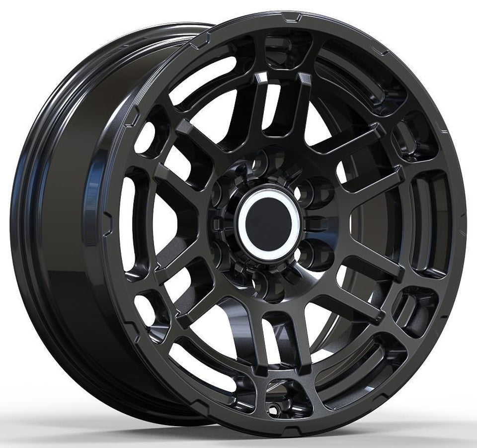 17 Inch Toyota TRD PRO Style Matte Black Rims Fits 4Runner FJ Cruiser Tacoma Style Wheels