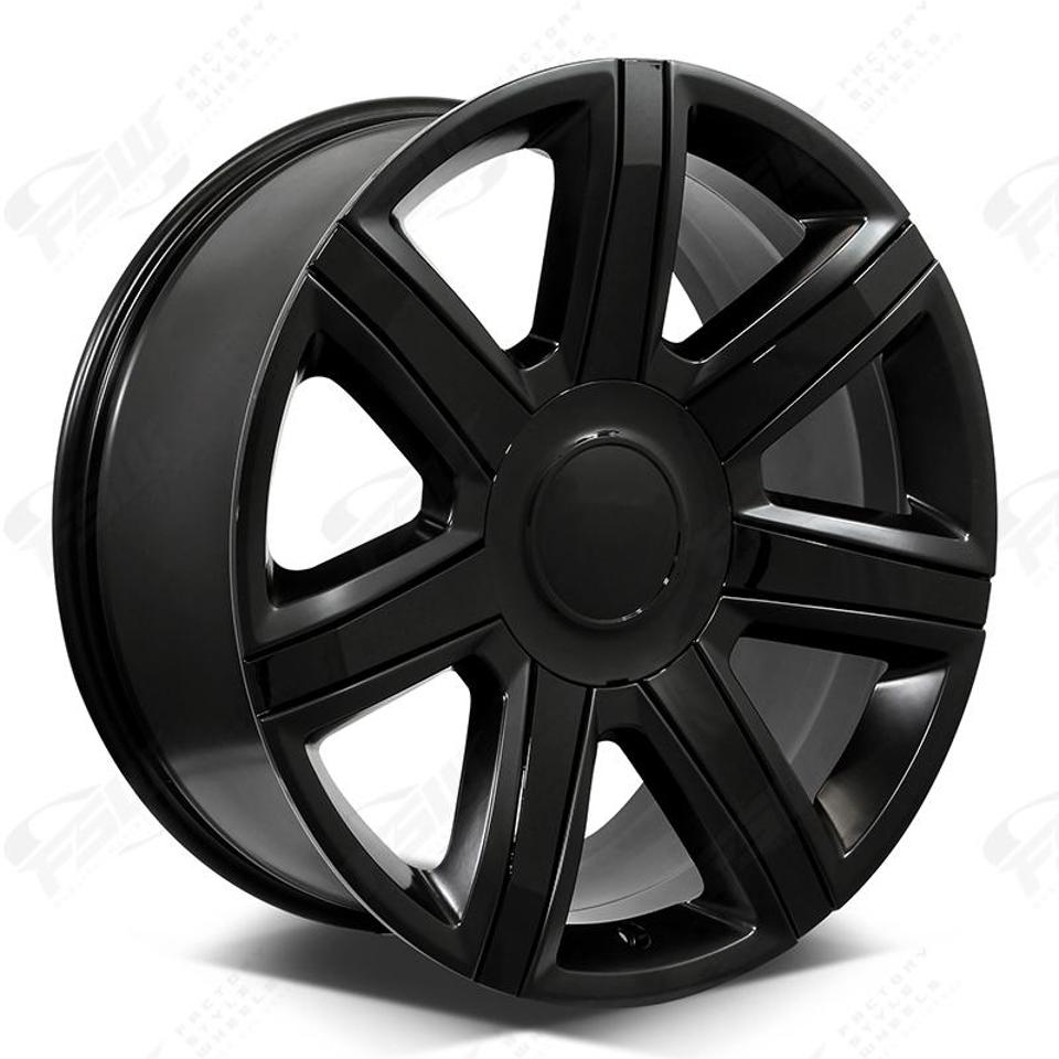 26" INCH ESCALADE RIMS SUV & ESV PLATINUM BLACK SIERRA TAHOE YUKON WHEELS