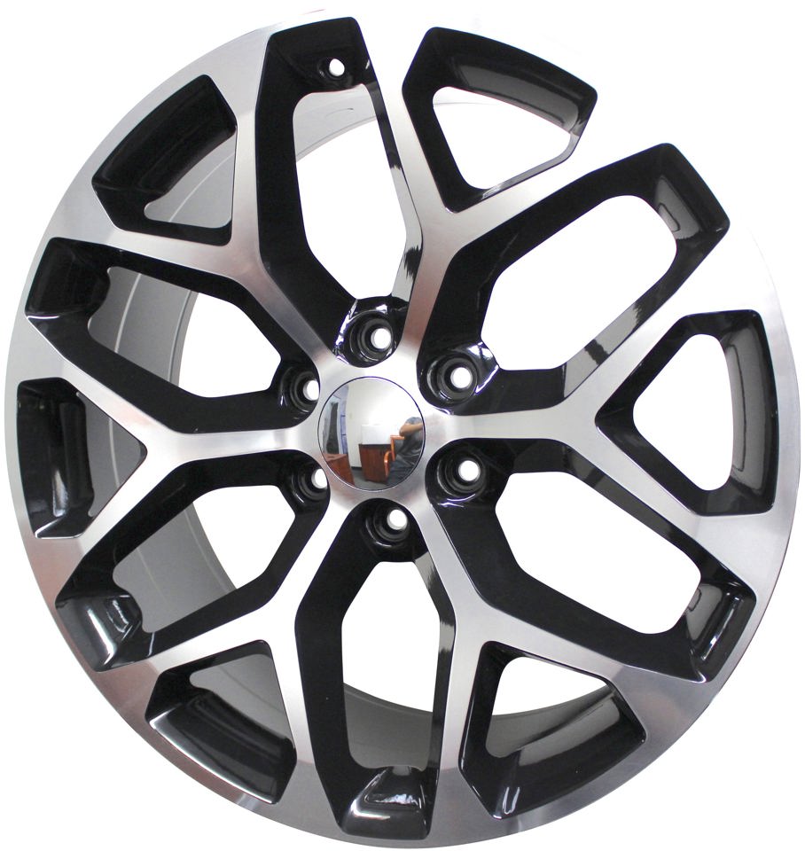 22 Inch GMC/Chevy Rims Sierra Denali Yukon Tahoe Suburban Avalanch LTZ Snowflake Wheels