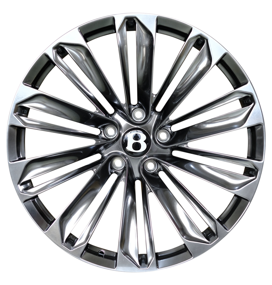 22 Inch Monoblock Forged Rims Bentley Bentayga Hype Black Wheels