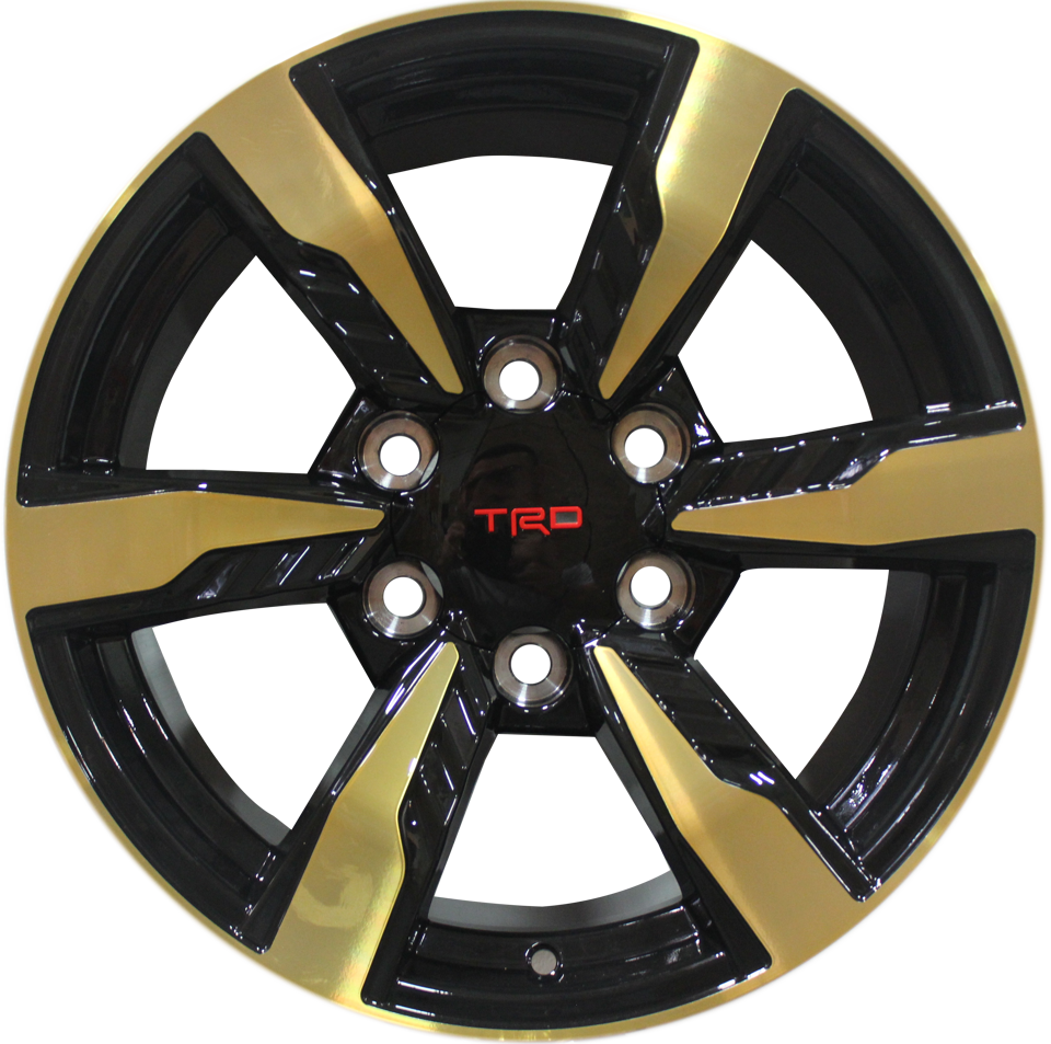 20 Inch Toyota TRD Style Rims Fits 4Runner FJ Cruiser Tacoma Gold Wheels