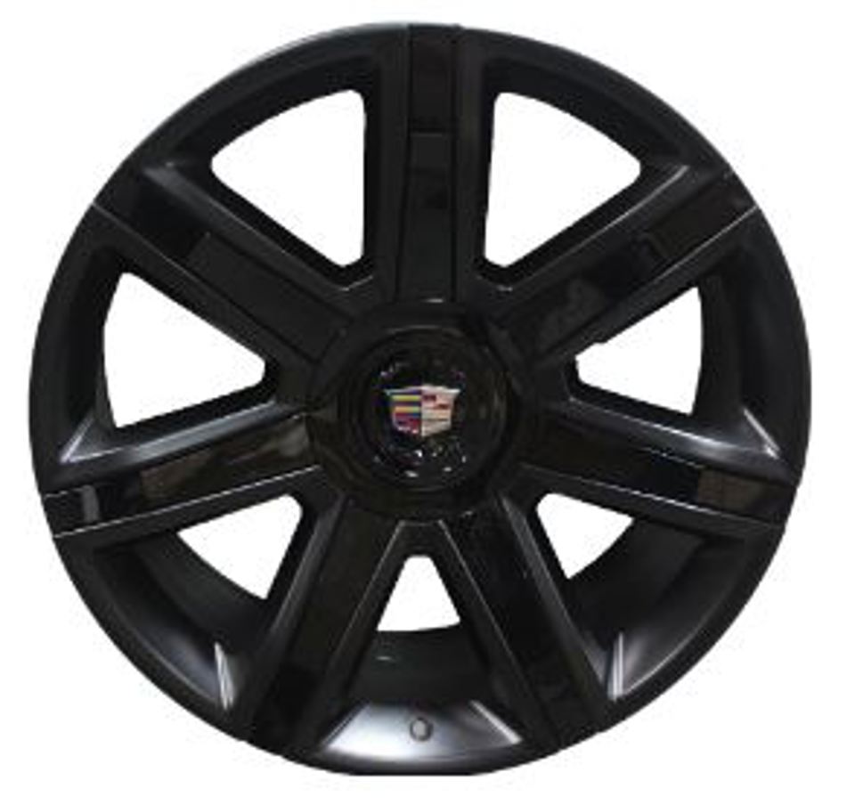 22" Inch Rims Cadillac Rims Fits Escalade ESV EXT Wheels Satin Black with Gloss Black& Inserts for All Cadillac Escalade ESV EXT Models & Cadillac Escalade