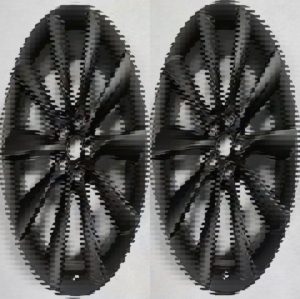 20x8.5/9 Staggered Rims Fit Tesla Model S Model Y Updated 2020 Twist Spoke Style Gloss Black Wheels