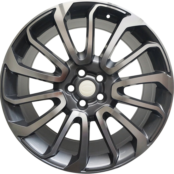 22 Inch Rims Range Rover Autobiography Style Sport LR3 LR4 & HSE Wheels Gun Metal Machined Face