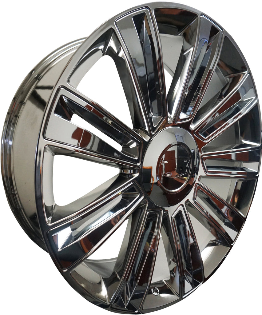 26" CADILLAC FULLY CHROME RIMS FITS ESCALADE EXT ESV BRAND NEW