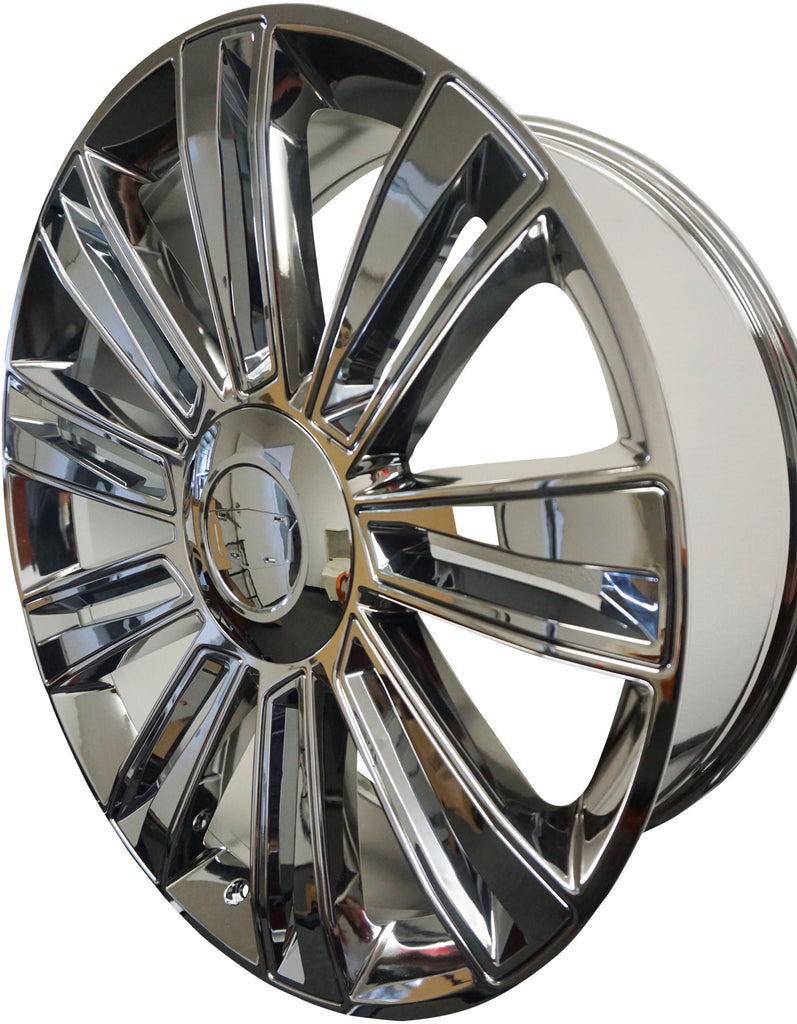 26" CADILLAC FULLY CHROME RIMS FITS ESCALADE EXT ESV BRAND NEW