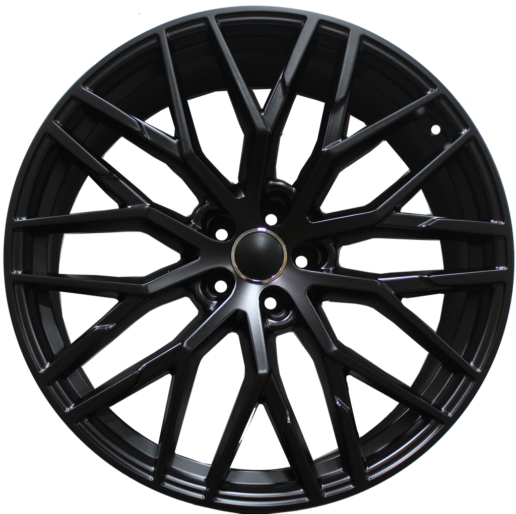 22 INCH RIMS fit AUDI S LINE R8 STYLE A8 A7 S8 S7 RS7 RS8 Q5 SQ5 Q7 SQ7 Q SQ8 MESH BLACK WHEELS