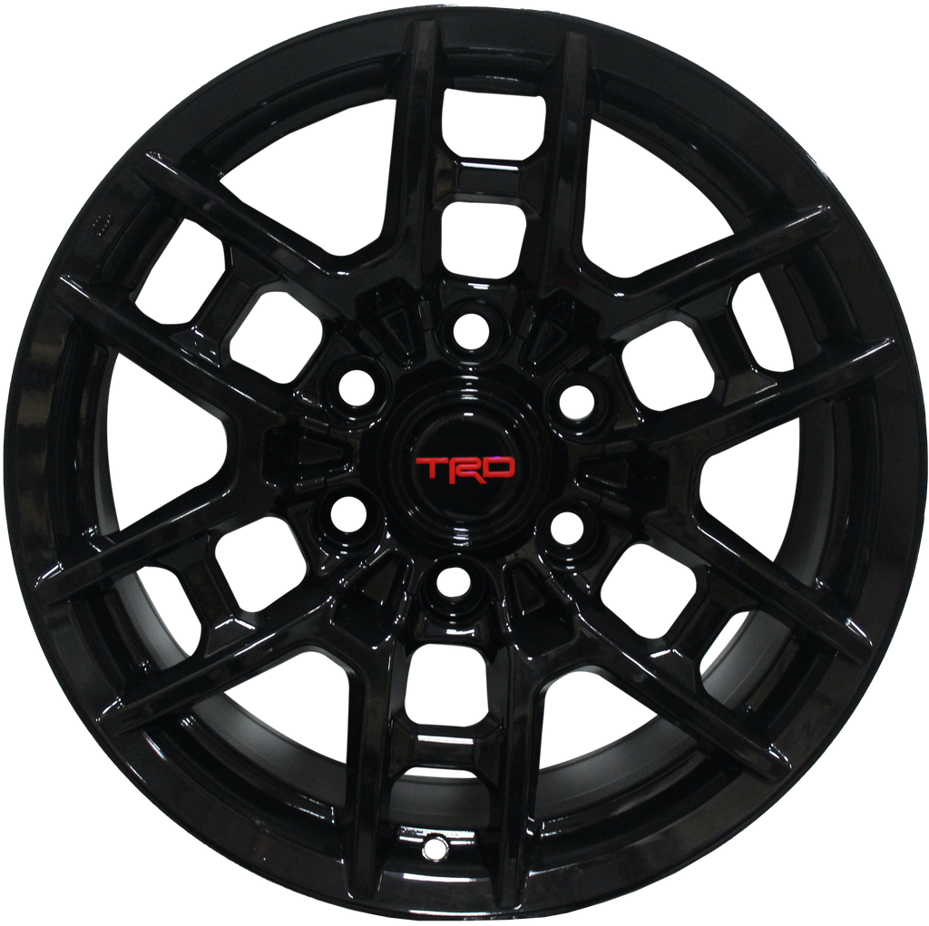 20 Inch Toyota TRD PRO Style Gloss Black Rims Fits 4Runner FJ Cruiser Tacoma Style Wheels