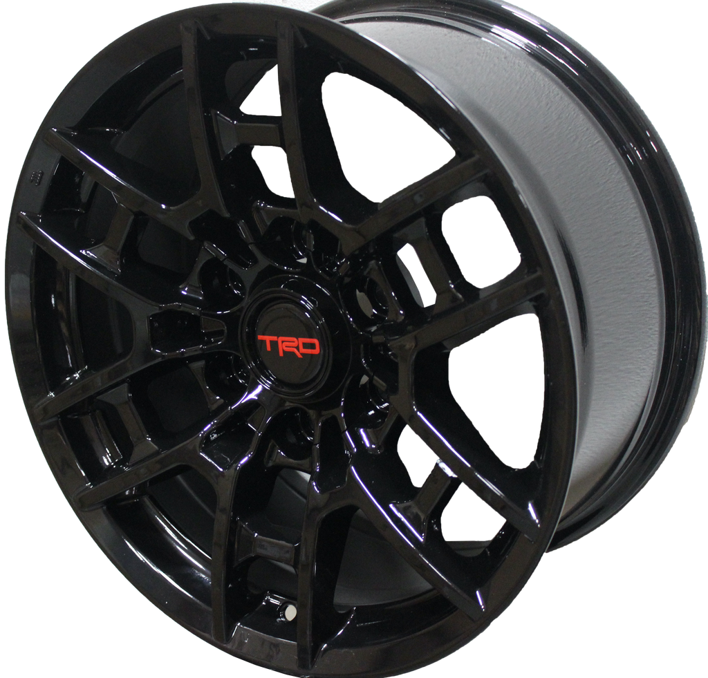 20 Inch Toyota TRD PRO Style Gloss Black Rims Fits 4Runner FJ Cruiser Tacoma Style Wheels