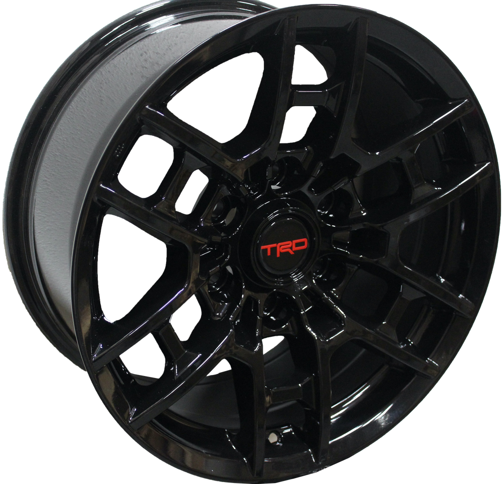 20 Inch Toyota TRD PRO Style Gloss Black Rims Fits 4Runner FJ Cruiser Tacoma Style Wheels