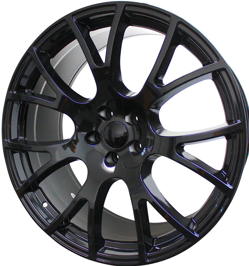 22 Inch Dodge Wheels Charger Challenger Magnum Hellcat SRT Gloss Black Rims
