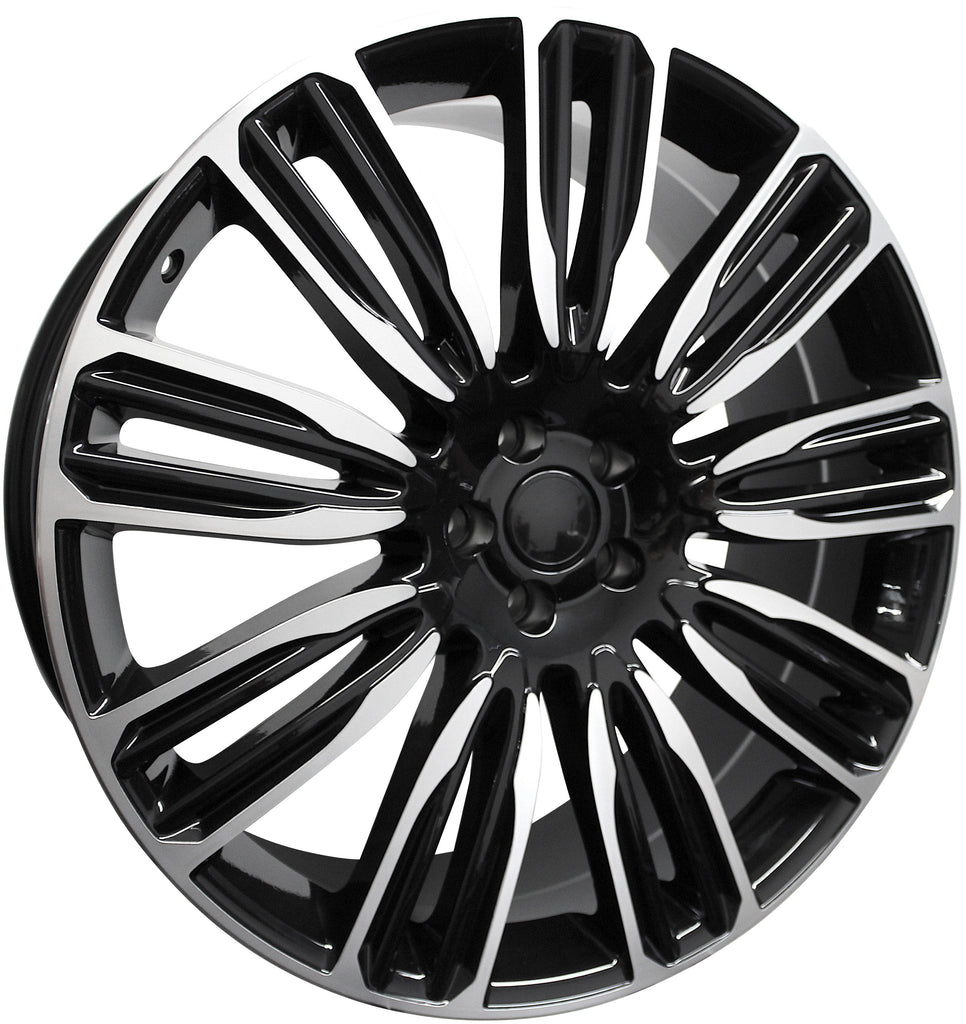 21 Inch Rims Range Rover Autobiography Sport LR3 LR4 & HSE Wheels Black Machined Face