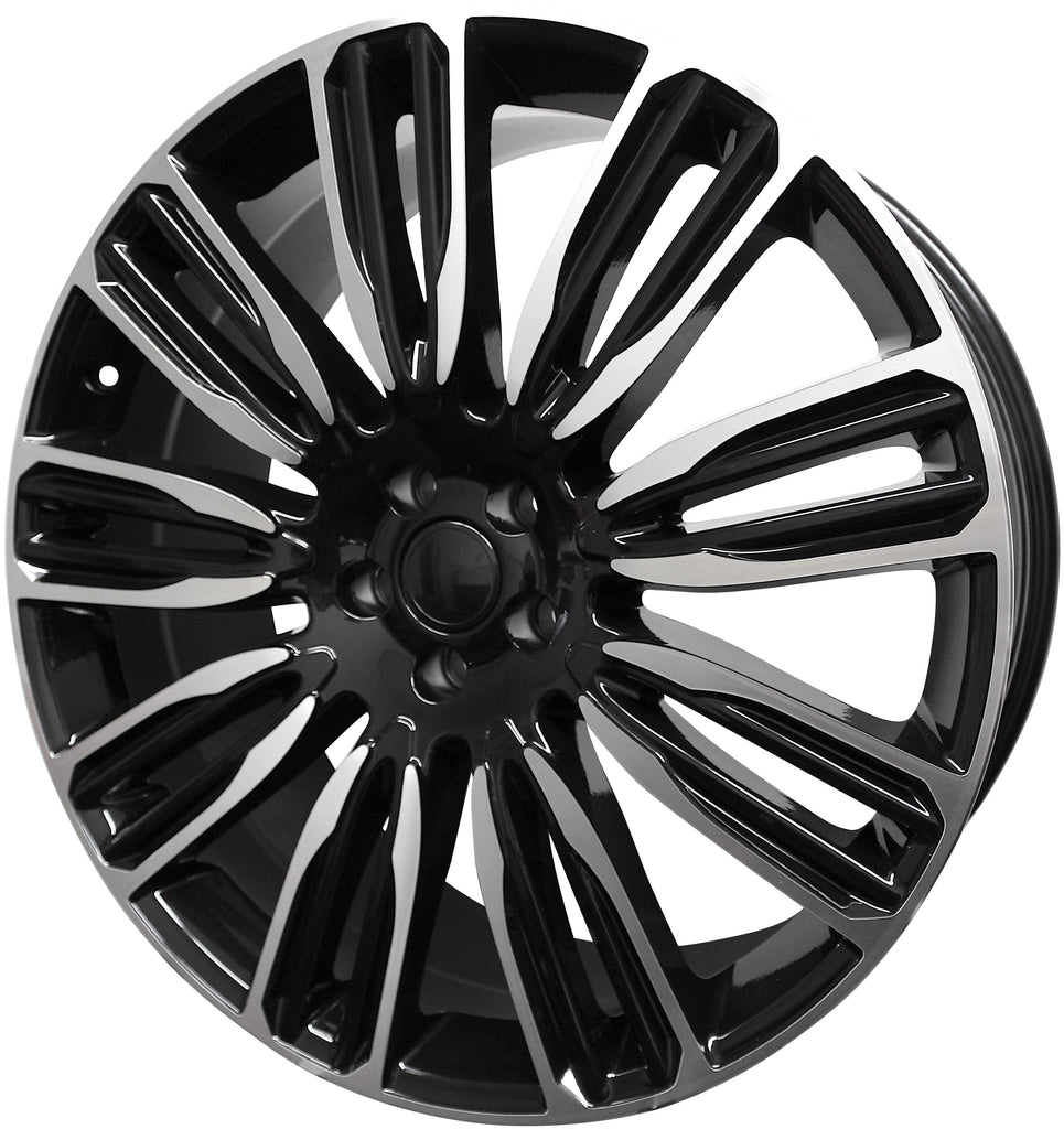 21 Inch Rims Range Rover Autobiography Sport LR3 LR4 & HSE Wheels Black Machined Face