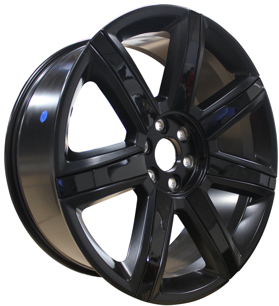 24 INCH ESCALADE RIMS SUV & ESV PLATINUM BLACK DENALI TAHOE YUKON WHEELS