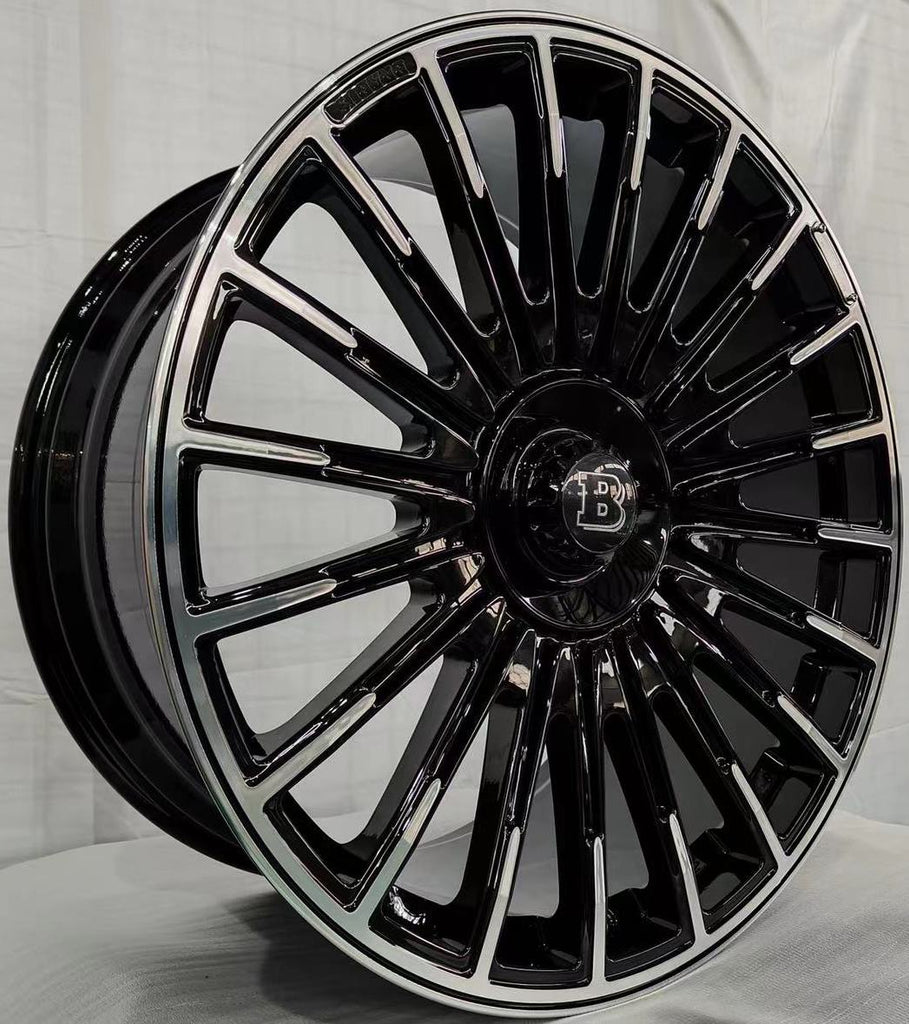 22 Inch Forged Brabus Style Rims Fit Mercedes S580 S560 S600 S500 S550 S63 S400 S Class Wheels