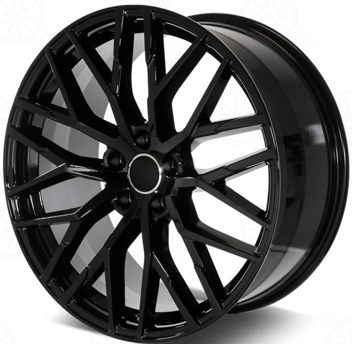 20 Inch Rims Audi S Line R8 Style A4 S4 A5 S5 A6 S6 A7 S7 Q3 Q5 SQ5 Mesh R8 Gloss Black Wheels
