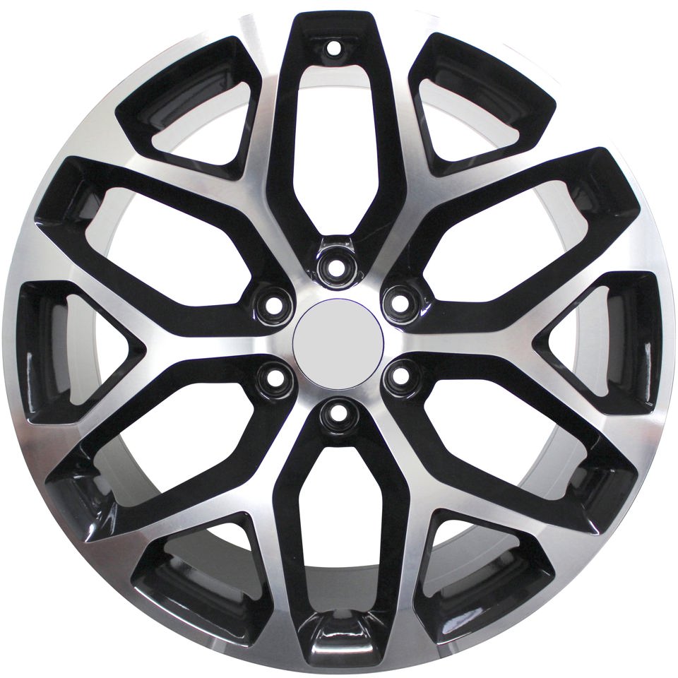 22 Inch GMC/Chevy Rims Sierra Denali Yukon Tahoe Suburban Avalanch LTZ Snowflake Wheels