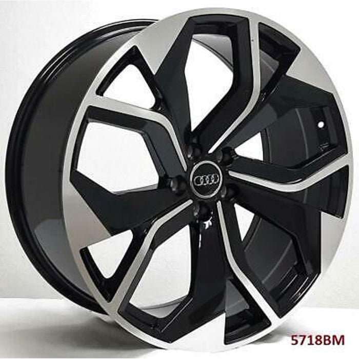 22 INCH WHEELS AUDI Q5 Q7 Q8 S6 S7 S8 A6 A7 A8 S LINE BLACK RIMS