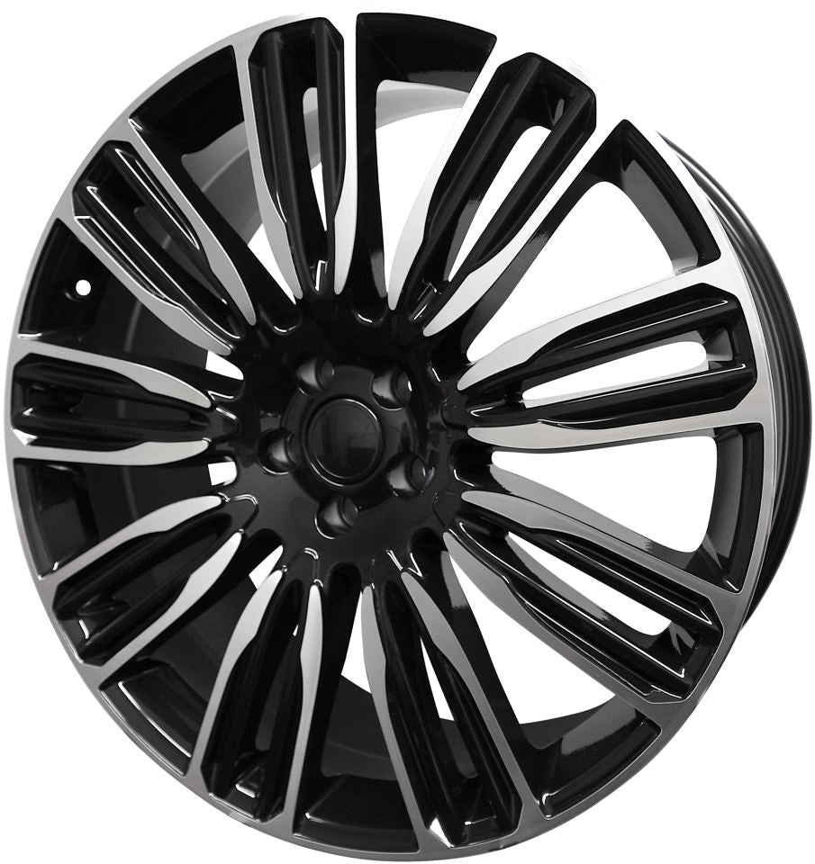 20 Inch Rims Range Rover Autobiography Sport LR3 LR4 & HSE Wheels Black Machined Face