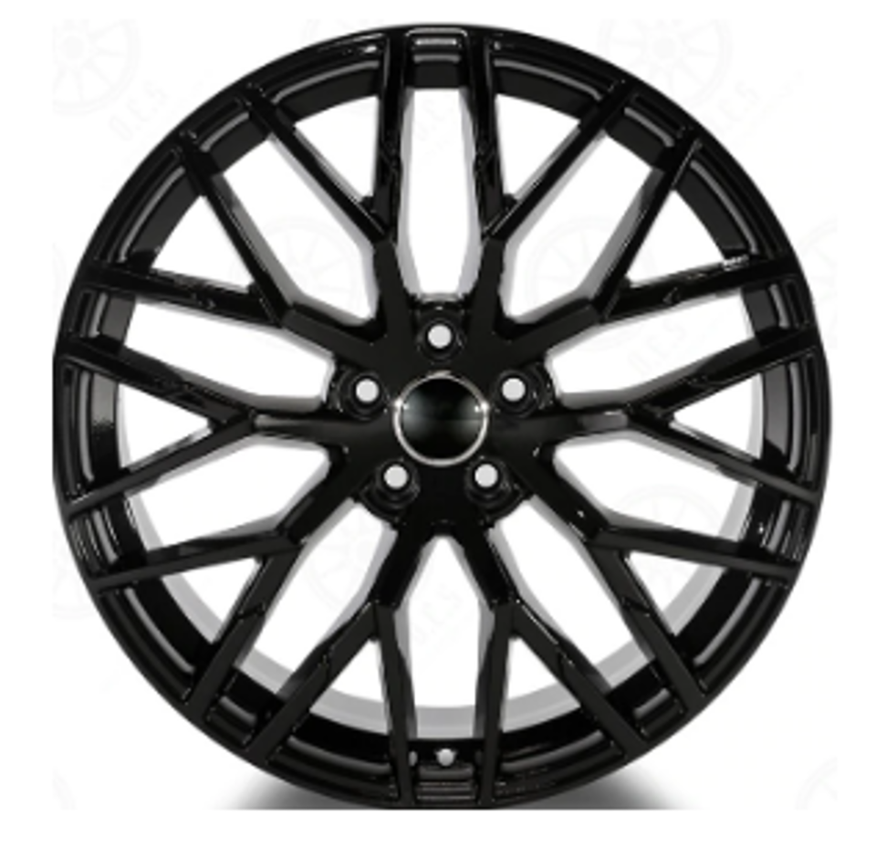 19 inch Audi S Line R8 Style A4 S4 A5 S5 A6 S6 A7 S7 A8 S8 Q3 SQ3 Q5 SQ5 Q7 SQ7 Mesh Black Wheels