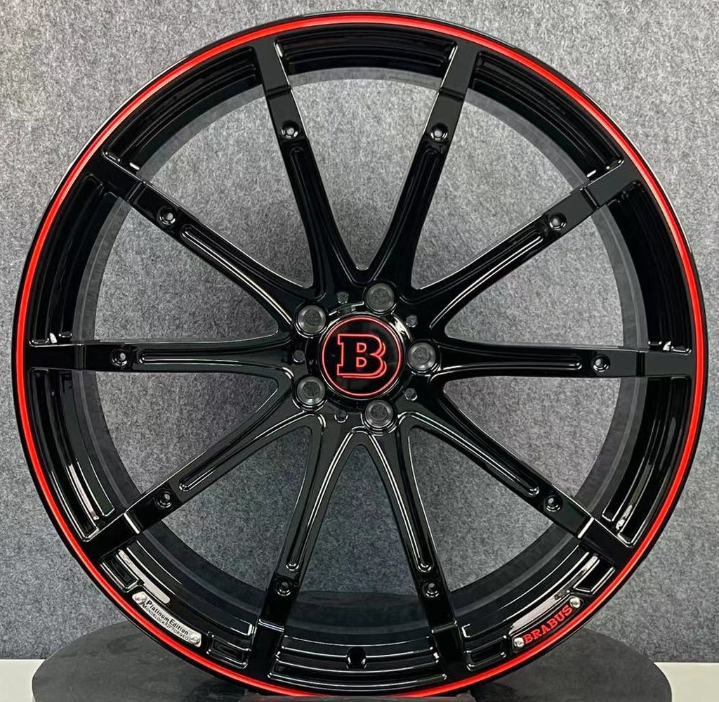 22 Inch Forged Rims Fit Mercedes G Wagon G550 G65 G63 G55 G500 Brabus "Rocket" Style Wheels