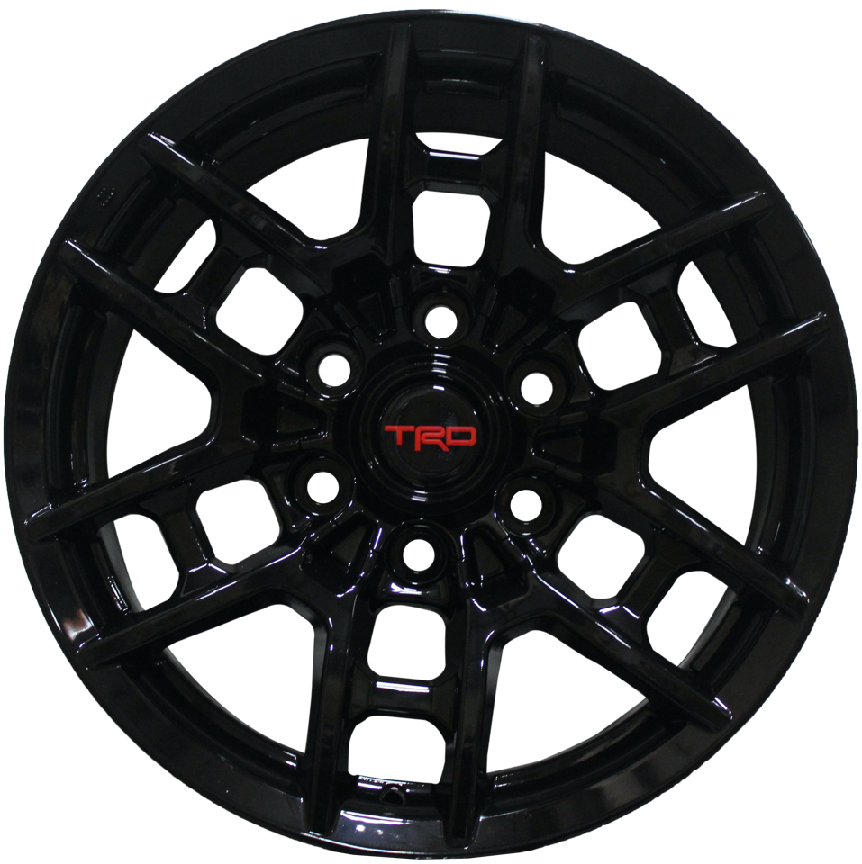 20 Inch Toyota TRD PRO Style Gloss Black Rims Fits 4Runner FJ Cruiser Tacoma Style Wheels