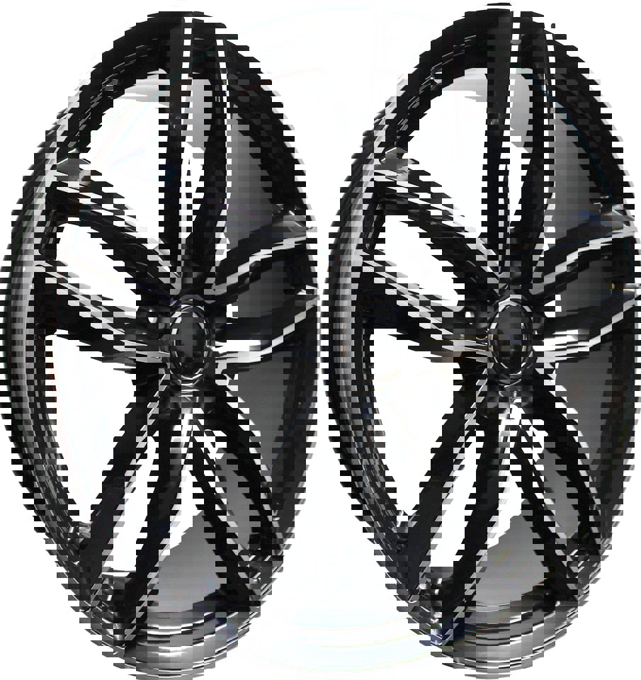 22 Inch Audi Rims A5 A6 A7 A8 S5 S6 S7 S8 RS5 RS6 RS7 Q5 Q7 SQ5 SQ7 Black Machined Wheels
