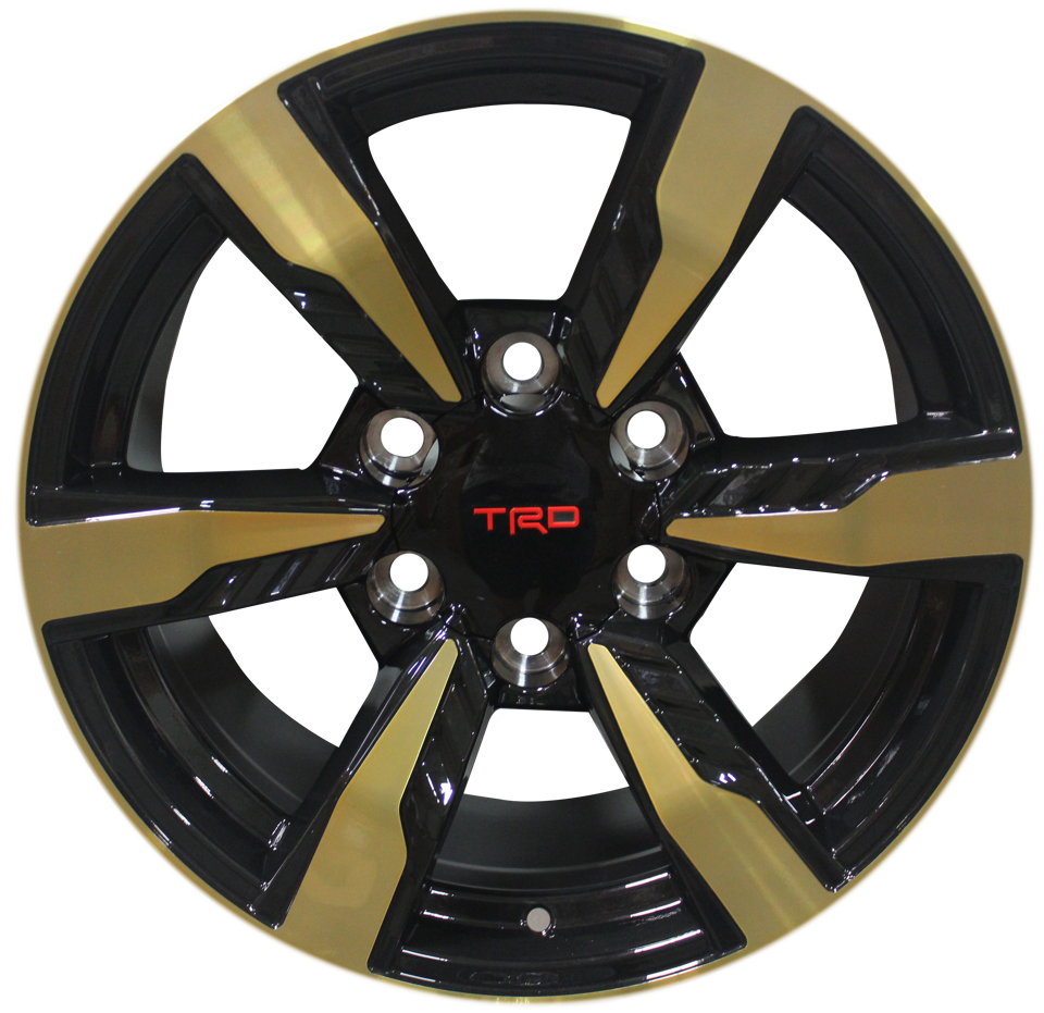 20 Inch Toyota TRD Style Rims Fits 4Runner FJ Cruiser Tacoma Gold Wheels