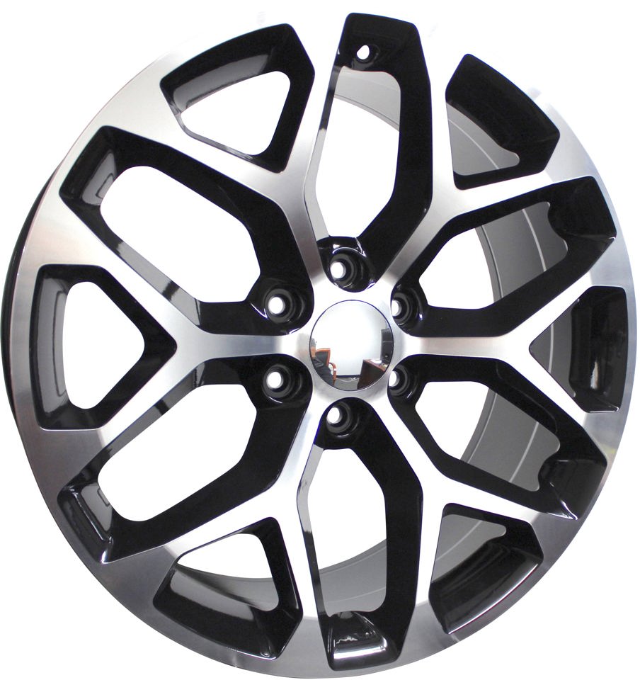 22 Inch GMC/Chevy Rims Sierra Denali Yukon Tahoe Suburban Avalanch LTZ Snowflake Wheels