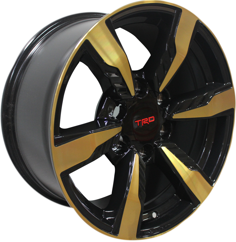 20 Inch Toyota TRD Style Rims Fits 4Runner FJ Cruiser Tacoma Gold Wheels