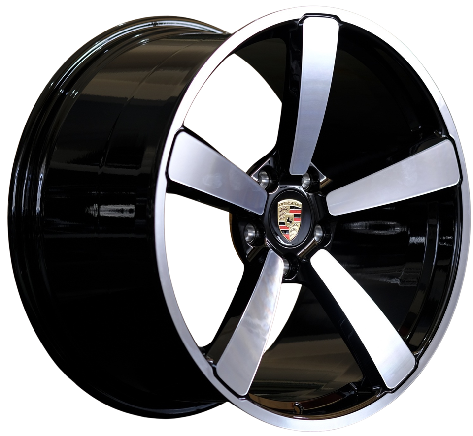 20" Front / 21" Rear Rims Porsche 911 Carrera GT GTS Turbo S Base Forged Machined Face Wheels