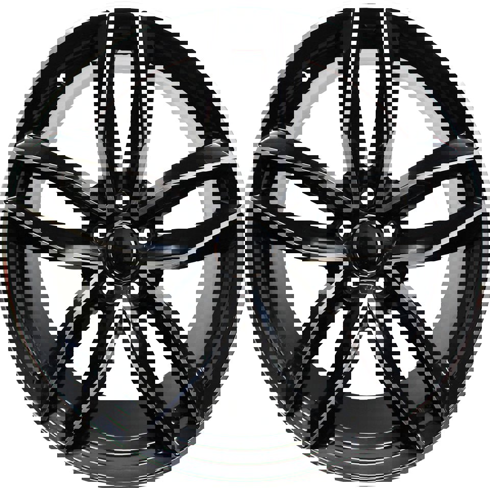 20 Inch Audi Rims A4 A5 A6 A7 A8 S4 S5 S6 S7 S8 RS5 RS6 RS7 Black Machined Wheels