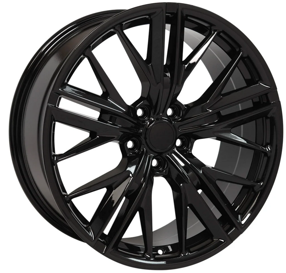 20 INCH CHEVY CAMARO ZL1 SS RS Z28 LT RIMS STAGGERED BLACK WHEELS