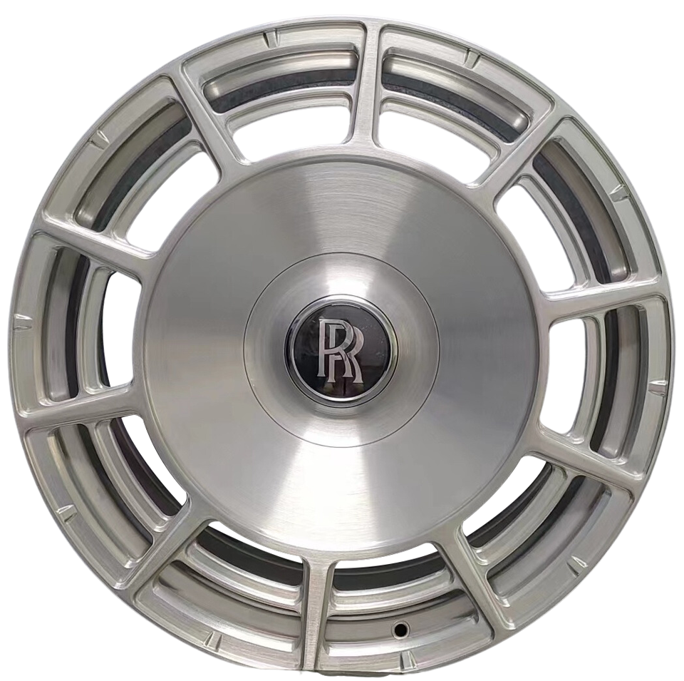 22" INCH ROLLS ROYCE GHOST CULLINAN PHANTOM FORGED BRUSHED STAGGERED WHEELS