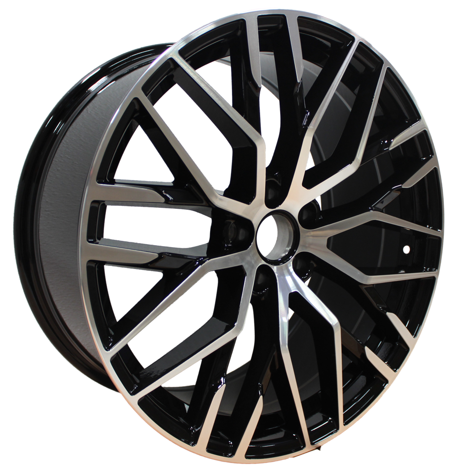 22 Inch Audi RS Style Rims Black SQ8 Q8 SQ7 Q7 SQ5 Q5 A8 A7 S8 S7 Wheels