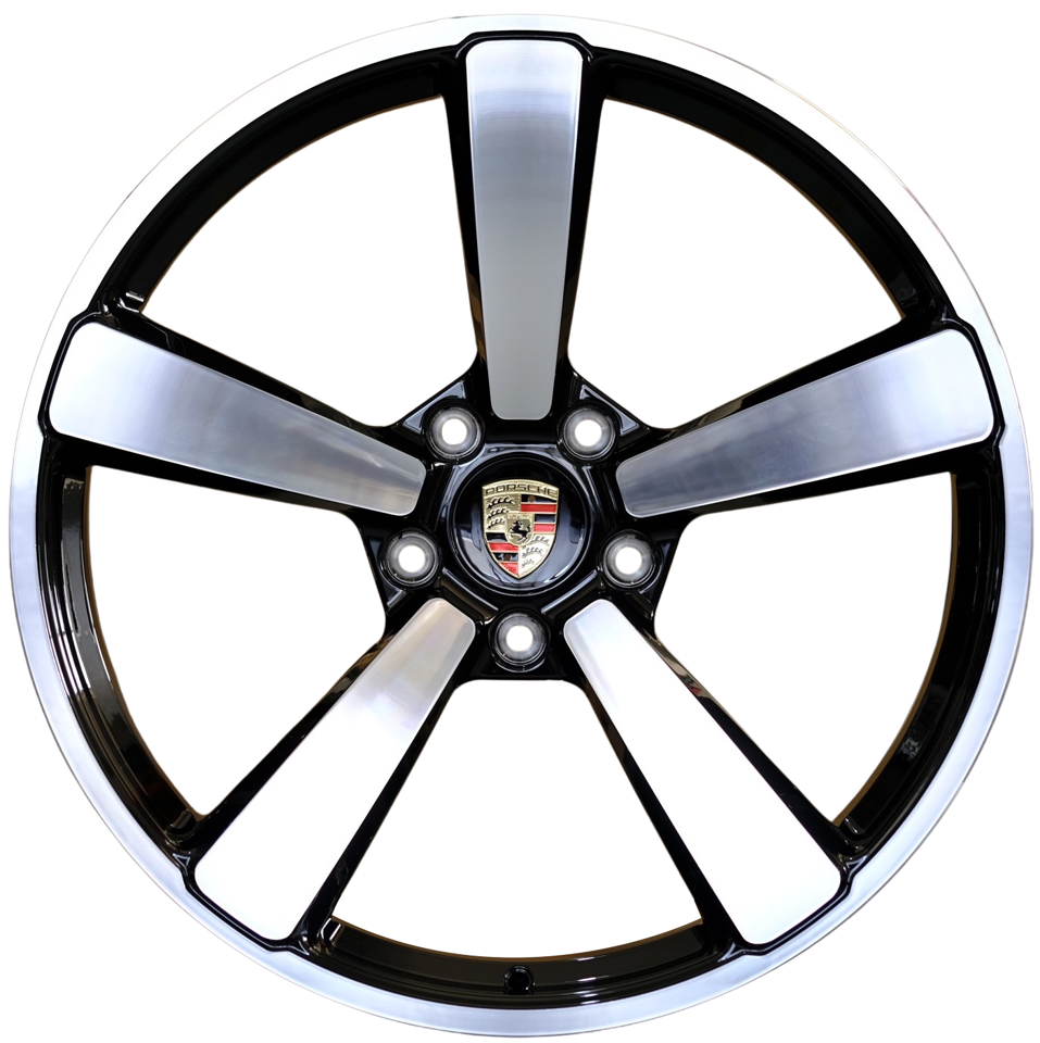 20" Front / 21" Rear Rims Porsche 911 Carrera GT GTS Turbo S Base Forged Machined Face Wheels