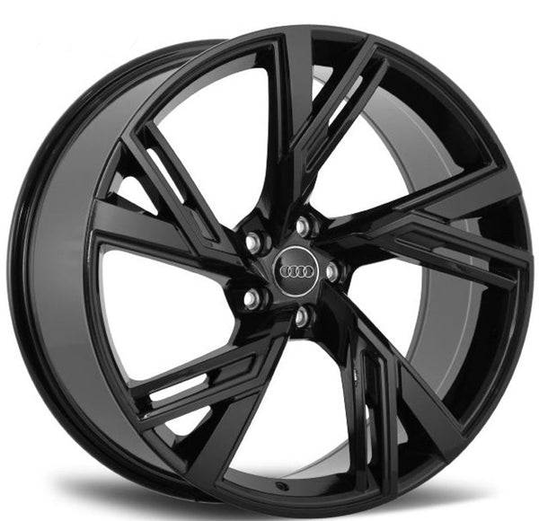 21 Inch Audi A8 A7 A6 S8 S7 S6 Q8 Q7 Q5 SQ8 SQ7 SQ5 RS Style Rims Blac