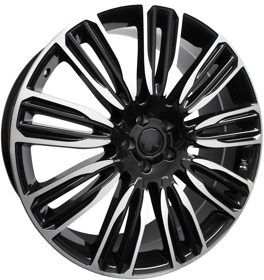 20 Inch Rims Range Rover Autobiography Sport LR3 LR4 & HSE Wheels Black Machined Face