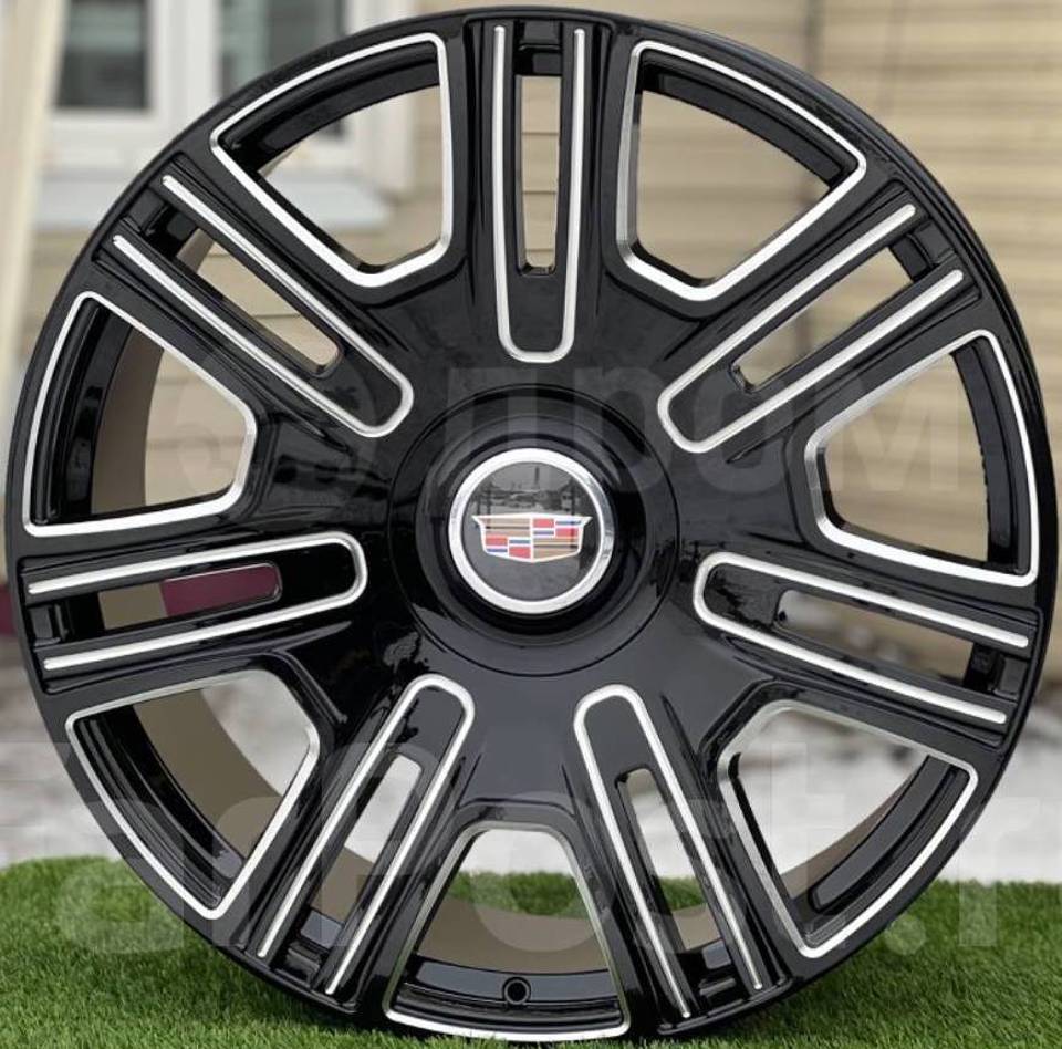 24 INCH RIMS ESCALADE SUV & ESV PLATINUM BLACK SIERRA TAHOE YUKON BLACK WHEELS