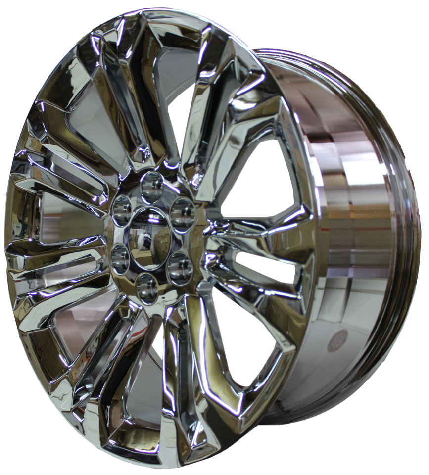 24 Inch GMC/Chevy Tahoe Sierra Denali Wheels Silverado Suburban Yukon Chrome Finish Rims