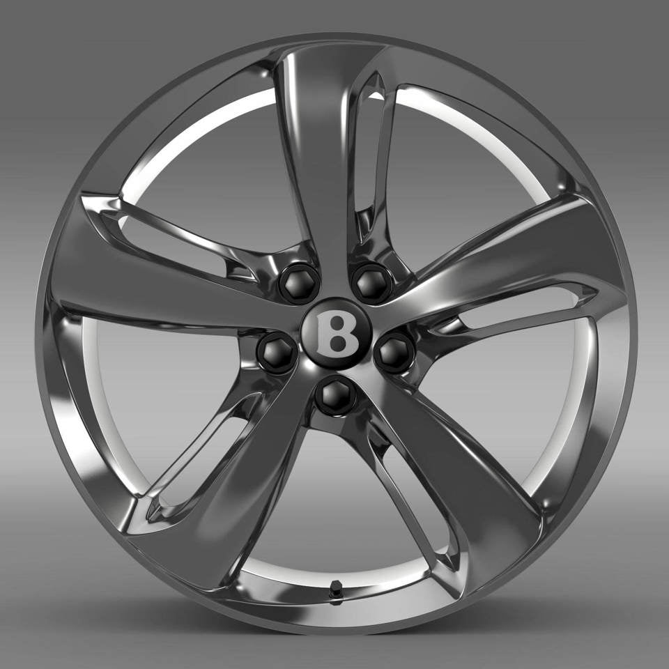 22 Inch Monoblock Forged Rims Bentley Bentayga Polished Wheels