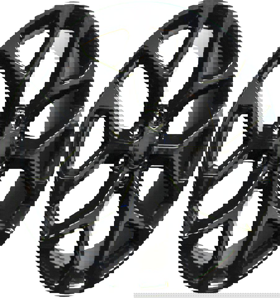 20” Chevy/GMC Rims Tahoe Yukon Sierra Silverado Suburban Avalanche LTZ Gloss Black Snowflake Wheels