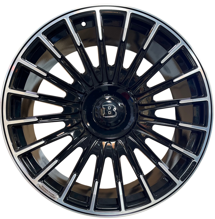 24" Inch Flowformed Rims Fit Mercedes G Wagon G550 G65 G63 G55 G500 Brabus "PLATINUM"  Style Wheel