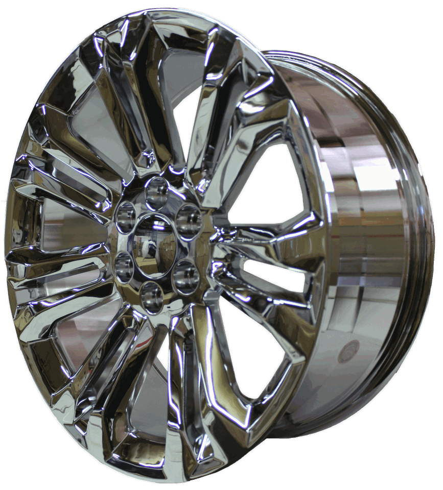 22 Inch GMC/Chevy Tahoe Sierra Denali Wheels Silverado Suburban Yukon Chrome Finish Rims