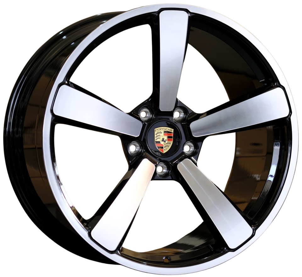 20" Front / 21" Rear Rims Porsche 911 Carrera GT GTS Turbo S Base Forged Machined Face Wheels