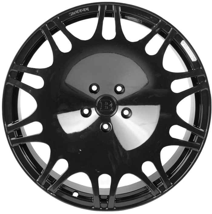 22" Inch Staggered BRABUS FORGED Style Rims Fit Mercedes S600 S580 S500 S550 S63 S400 S450 S350 S Class Gloss Black Wheels