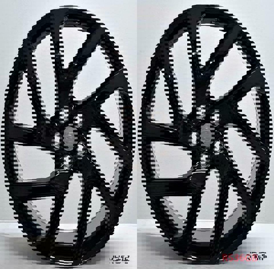 22 Inch Rims fit Range Rover Sport SVR HSE Full Size SVR Style Gloss Black Wheels
